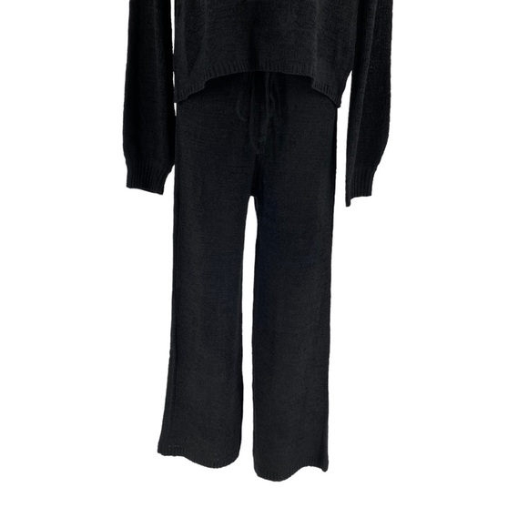 SNDYS NEW Majid Loungewear Black Two Piece Matching Set Sweater Trousers Size S - Picture 6 of 14